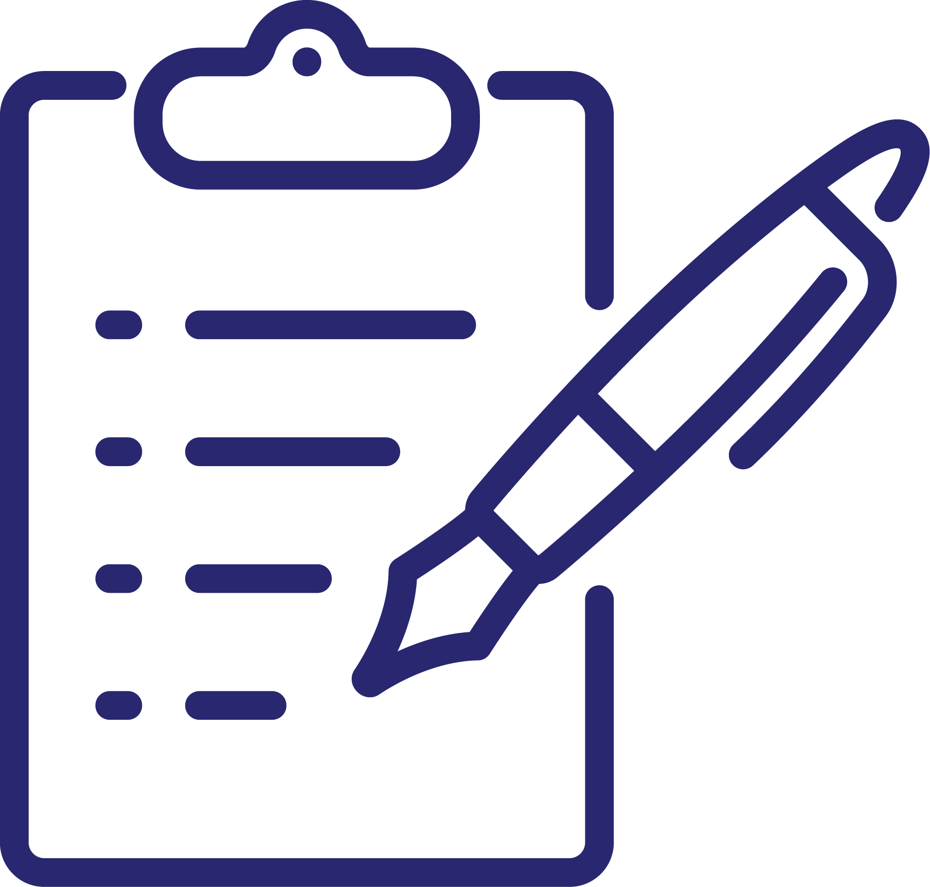 Freight logistics list icon